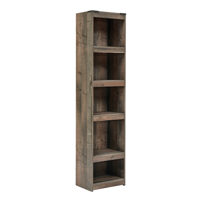 Bowery Hill Transitional Engineered Wood Pier in Brown Finish