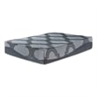 Bowery Hill Contemporary Fabric Twin Mattress in Gray Finish