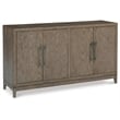 Bowery Hill Contemporary Engineered Wood Dining Server in Light Gray