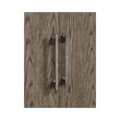 Bowery Hill Contemporary Engineered Wood Dining Server in Light Gray