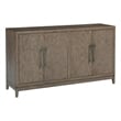 Bowery Hill Contemporary Engineered Wood Dining Server in Light Gray