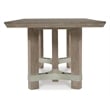Bowery Hill Modern Rectangular Wood Dining Table in Light Gray