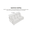 Bowery Hill Modern Faux Leather Reclining Sofa in Light Gray