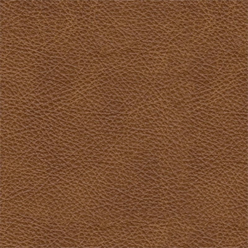 Bowery Hill Corner-blocked Frame Caramel Oversized Accent Ottoman