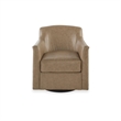 Bowery Hill Modern / Contemporary Light Brown Swivel Accent Chair