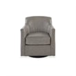 Bowery Hill Modern / Contemporary Gray Finish Swivel Accent Chair