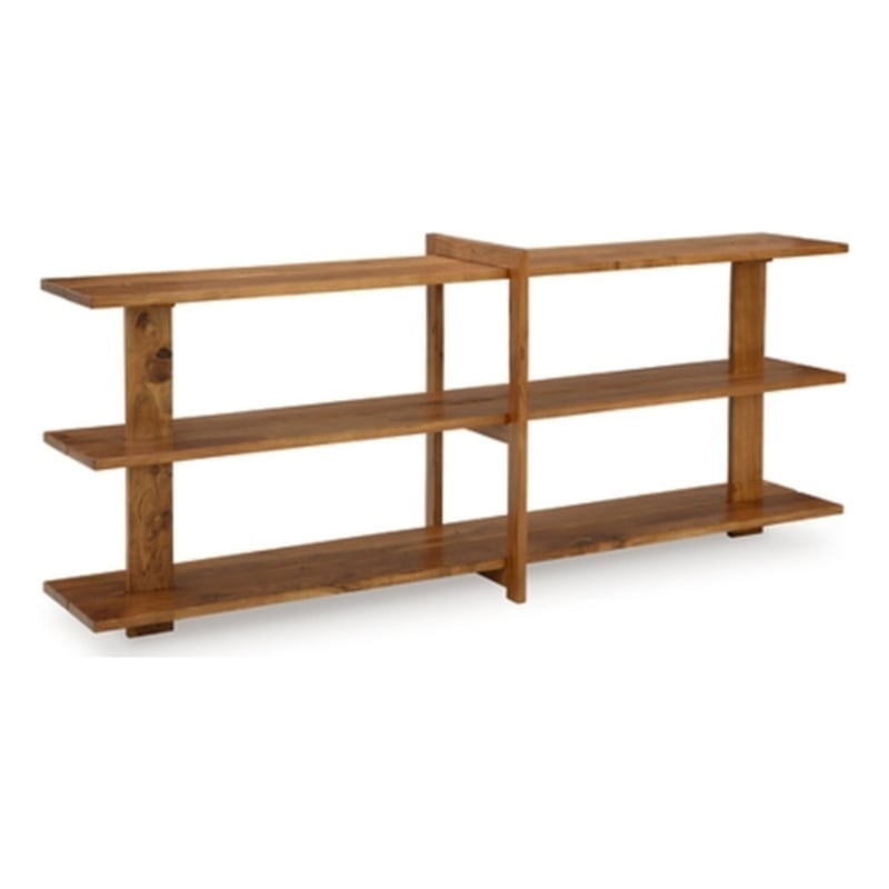 Bowery Hill Modern / Contemporary Brown Finish Console Sofa Table