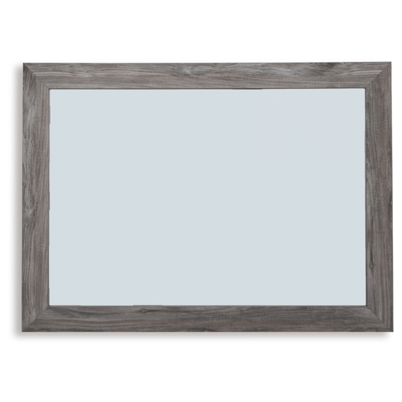 Bowery Hill Modern / Contemporary Dark Gray Finish Bedroom Mirror