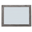 Bowery Hill Modern / Contemporary Dark Gray Finish Bedroom Mirror