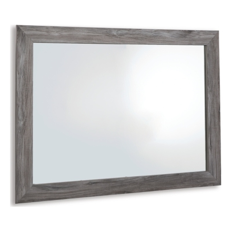 Bowery Hill Modern / Contemporary Dark Gray Finish Bedroom Mirror