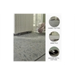 Bowery Hill Contemporary Wool and Polyester Green & Ivory 8x10 Rug
