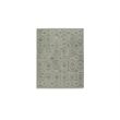 Bowery Hill Contemporary Wool and Polyester Green & Ivory 8x10 Rug