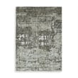 Bowery Hill Contemporary Machine Woven Polyester Gray 8x10 Rug