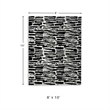Bowery Hill Modern / Contemporary Polyester Black & Ivory 8x10 Rug