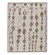 Bowery Hill Modern / Contemporary Polyester Beige & Brown 8x10 Rug