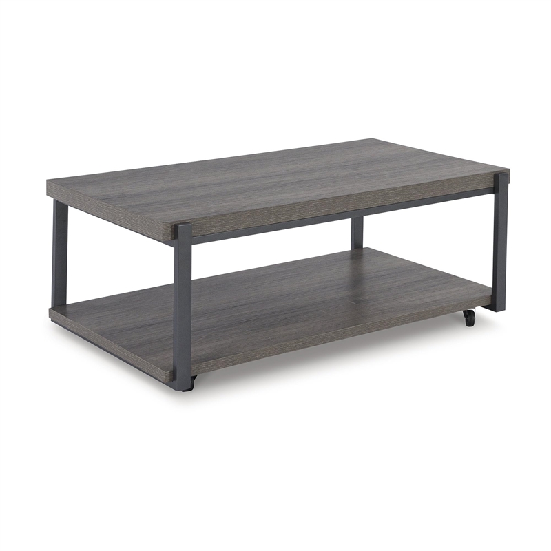 Bowery Hill Contemporary Gray Coffee and End Table - Set of 3