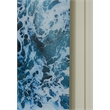 Bowery Hill Modern / Contemporary Turquoise Print on Glass Wall Art