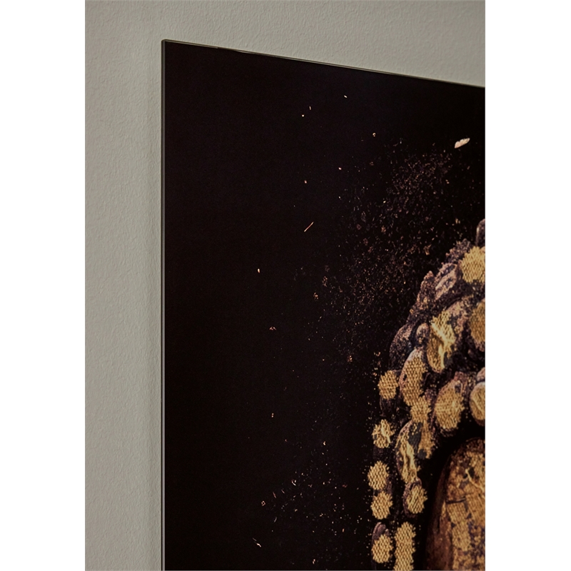 Bowery Hill Modern / Contemporary Black & Gold Finish Wall Art