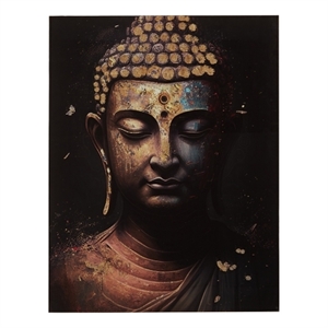 Bowery Hill Modern / Contemporary Black & Gold Finish Wall Art