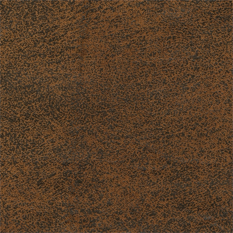 Bowery Hill Traditional Faux Leather Reclining Sofa in Brown