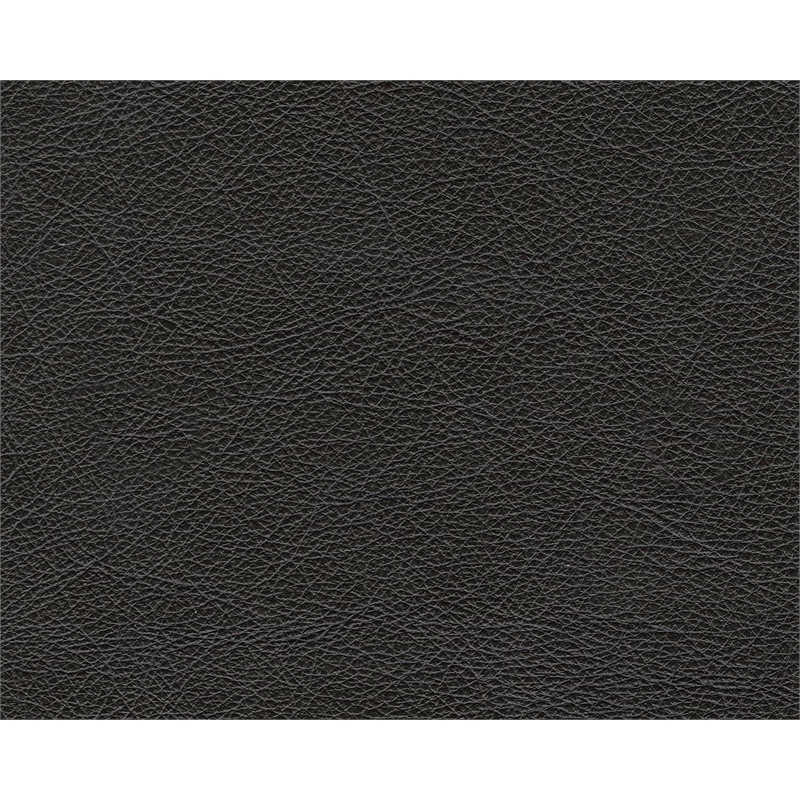 Bowery Hill Modern Corner-blocked Frame Leather Sofa I Black