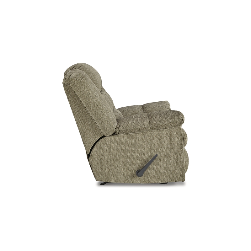 Bowery Hill Modern / Contemporary Polyester Recliner in Light Brown