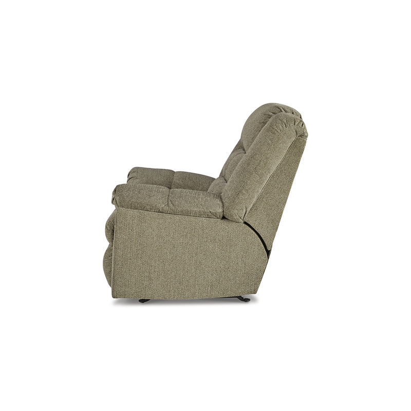 Bowery Hill Modern / Contemporary Polyester Recliner in Light Brown