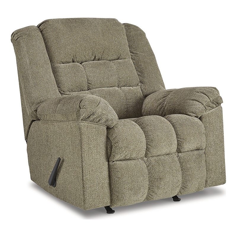 Bowery Hill Modern / Contemporary Polyester Recliner in Light Brown