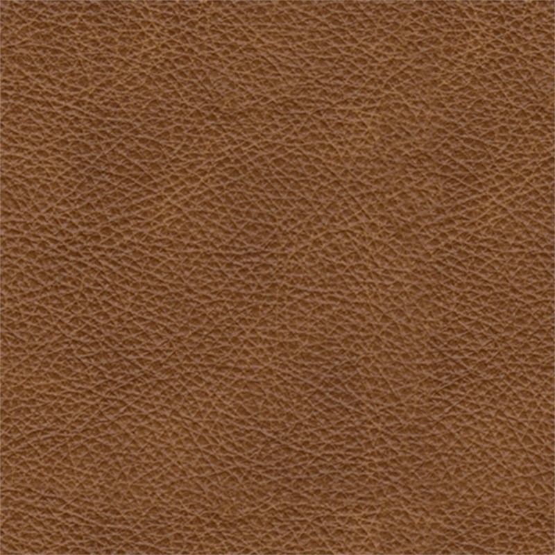 Bowery Hill Traditional Corner-blocked Frame Leather Caramel Sofa