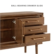 Bowery Hill Modern / Contemporary Wood Dining Server in Brown