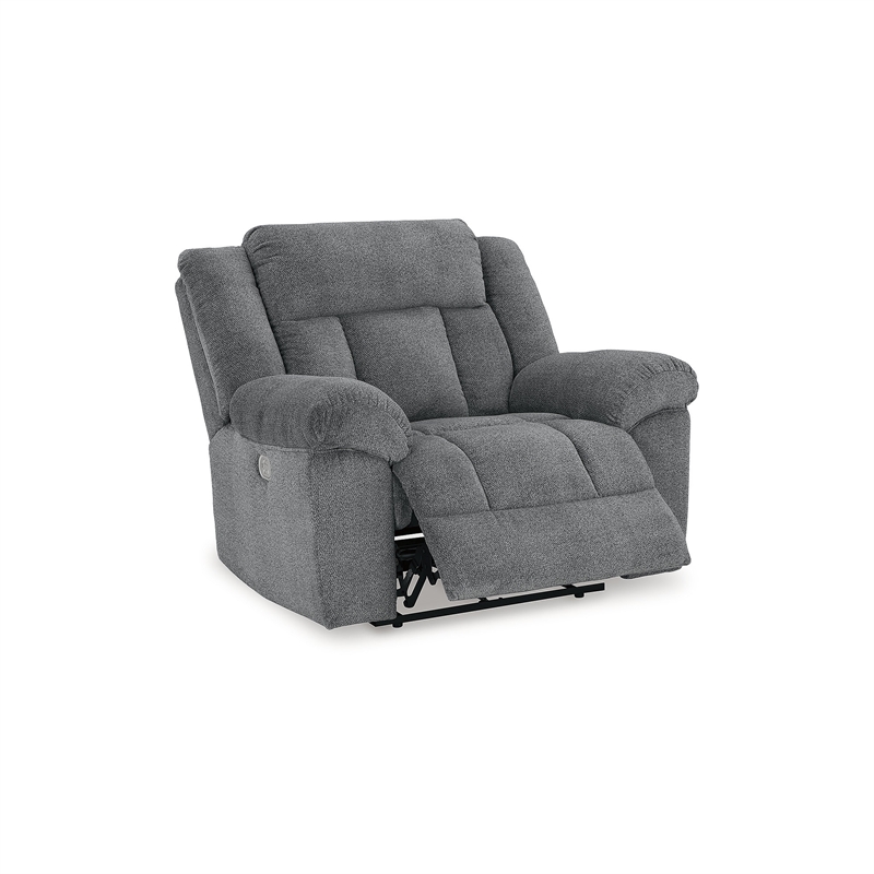 Bowery Hill Modern / Contemporary Polyester Slate Power Recliner