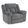 Bowery Hill Modern / Contemporary Polyester Slate Power Recliner