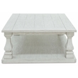 Bowery Hill Modern / Contemporary Wood Whitewash Coffee Table