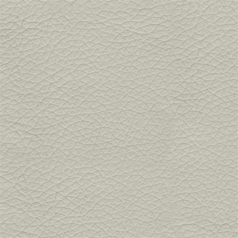 Bowery Hill Contemporary Leather Power Recliner in Light Gray