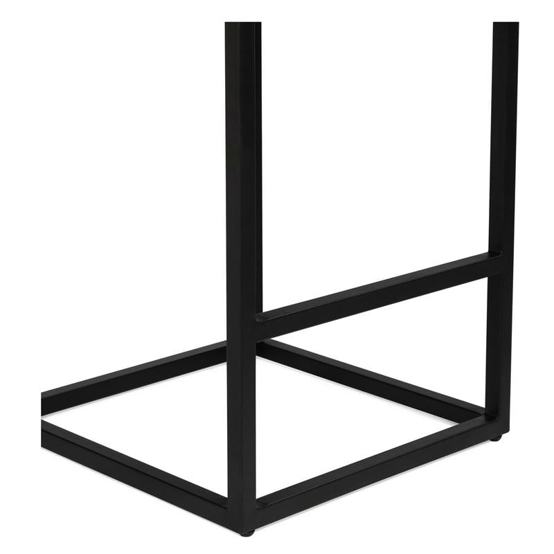 Bowery Hill Metal Square Barstool in Golden Brown (Set of 2)