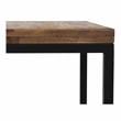Bowery Hill Metal Square Barstool in Golden Brown (Set of 2)