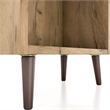 Bowery Hill Mid-Century Modern Wood 2-Drawer Bookcase in Light Oak