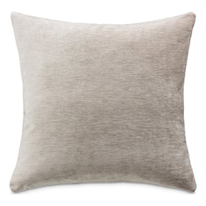 Bowery Hill 20x20&quot Square Chenille Pillow in Smoke Gray in Set of 2