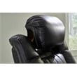 Bowery Hill Contemporary Faux Leather Black Power Reclining Sofa