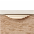Bowery Hill Transitional Wood & Marble Sideboard in Blush Finish