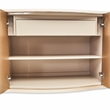 Bowery Hill Transitional Wood & Marble Sideboard in Blush Finish