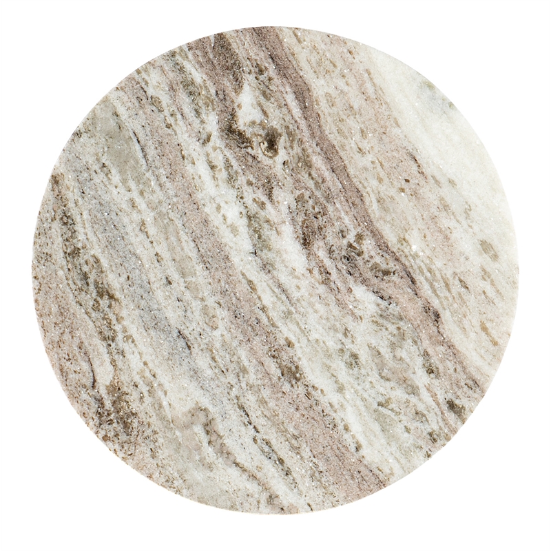 Bowery Hill Modern / Contemporary Metal and Veneer Table in Black Finish