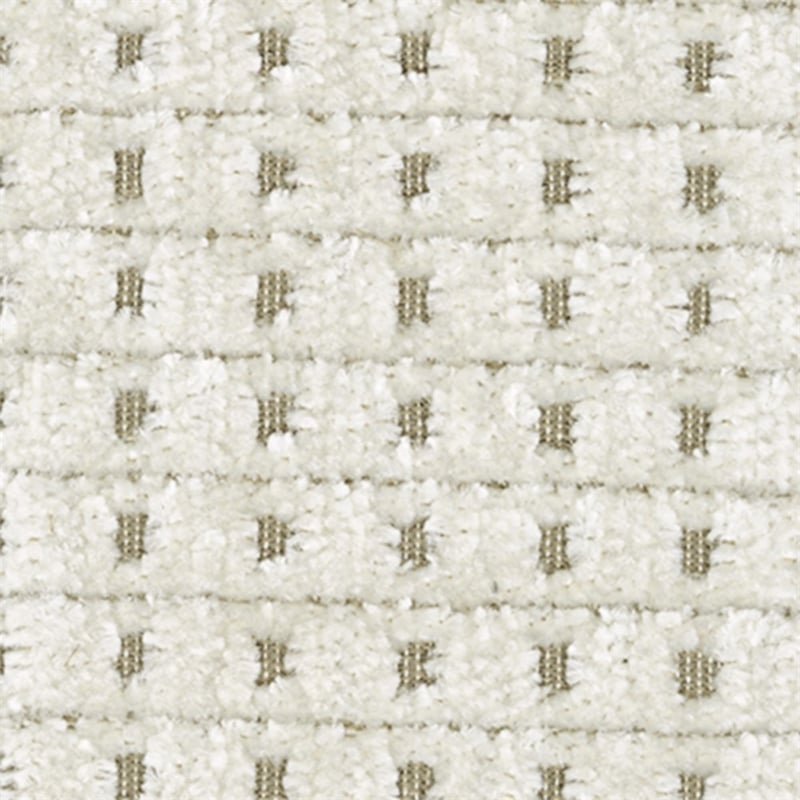 Bowery Hill Contemporary Polyester Ivory Swivel Glider Accent Chair