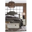 Bowery Hill Contemporary Three-Drawers Nightstand in Mirrored Finish