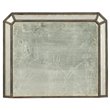 Bowery Hill Contemporary Three-Drawers Nightstand in Mirrored Finish