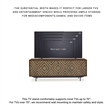 Bowery Hill Contemporary Brown & Grayish Gold Accent Cabinet