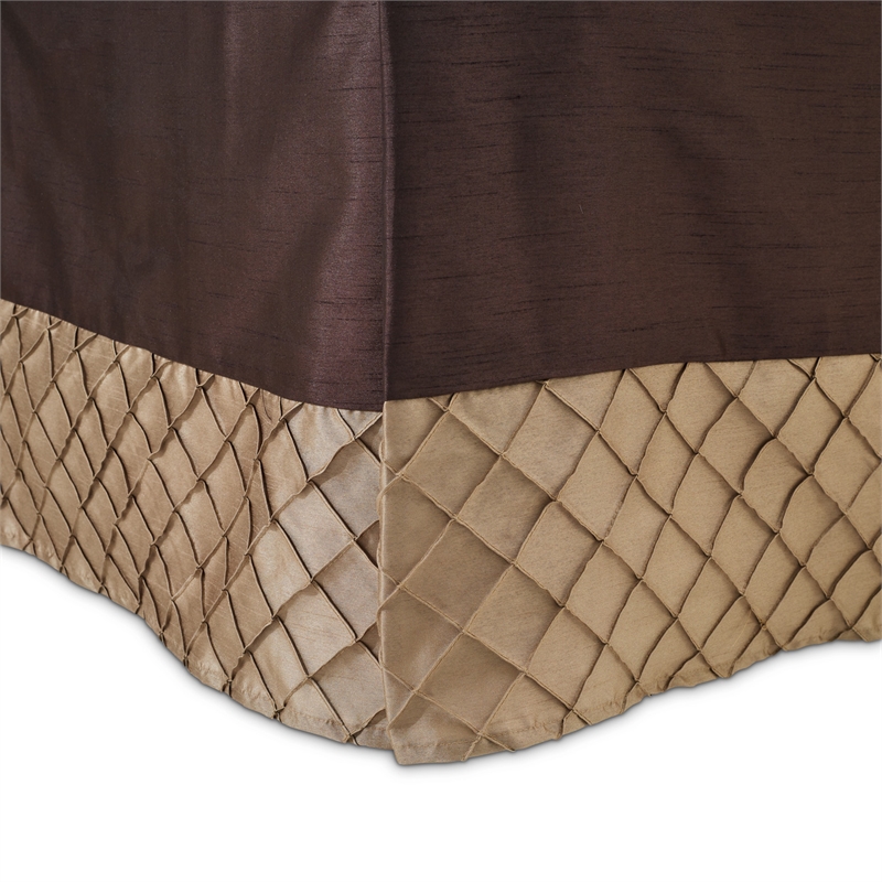 Bowery Hill Traditional 9-Piece Queen Comforter Set in Bronze