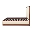 Bowery Hill Transitional King Lift Up Storage Bed - Beige/Umber