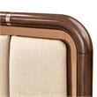 Bowery Hill Transitional King Lift Up Storage Bed - Beige/Umber