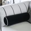 Bowery Hill Transitional Chenille Upholstered Loveseat in Pewter